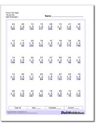 These Multiplication Worksheets Introduce Multiple Digit Problems For More Help Work Them Out With O Multiplication Worksheets Math Worksheets Multiplication