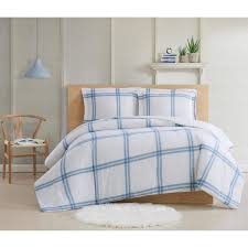 We absolutely love rustic bedding and country bedding sets, and we have every size you can think of including twin, full, double, queen, king, and california king farmhouse bedding. Cottage Classics Farmhouse Plaid 3 Piece King Comforter Set Cs3251kg 1500 The Home Depot