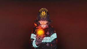Anime Fire Force Enen No Shouboutai 4k Wallpaper Hdwallpaper Desktop Anime Hd Shinra Kusakabe Evil Anime