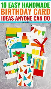 Make someone's day extra special with a personalized, printable birthday card you can send out or share online. 10 Easy Diy Birthday Cards Using Minimal Supplies