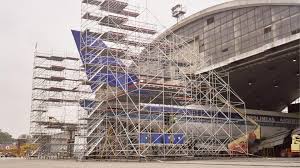 Single scaffolding is generally used for brick masonry and is also called as brick layer's scaffolding. Requirements On How To Build The Steel Structure Scaffolding