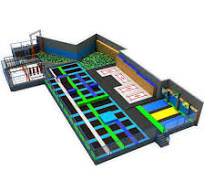 Indoor Commercial Children's Playground Equipment Children's Amusement Park Trampoline