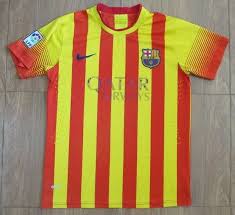 Barcelona's nou camp stadium is in line for a possible name change with the club set to negotiate a new deal with shirt sponsor qatar airways. Fcb Barcelona Soccer Jersey Football Men M Chest 40 Inch 102 Cm Qatar Airways Qatarfoundation Fcbarcelona Barcelona Soccer Fcb Barcelona Soccer Jersey