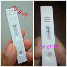 On First Test I Got Faint Positive Then White Line On The Second One Am I Pregnant Babycenter