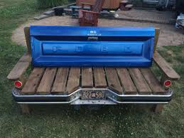 1986 Ford F 150 Tailgate Bench Complete With Bumper And License Plate Built For Around 200 Price May Var Tailgate Bench Automotive Decor Truck Tailgate Bench