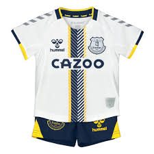 Hummel announced the launch date 🔗 of everton's new away strip in a tweet at 9am this morning which read, we've been listening to all your wishes and now we can't wait to show you the new @everton 2021/22 away kit. Everton Third Kids Football Kit 21 22 Soccerlord
