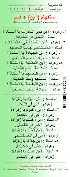 Belajar bahasa arab al quran online (kelas asas / komunikasi) pernah tak terfikir untuk belajar bahasa arab untuk lebih mendalami al quran. Contoh Komunikasi Perbualan Dialog Bahasa Arab Harian Arabmykrk Com