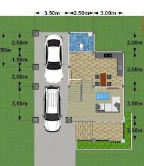 Atap rumah miring kebelakang akan memberi kesan yang menarik dari keseluruhan desain rumah tersebut. Lingkar Warna 7 Inspirasi Desain Rumah Atap Miring 2 Lantai