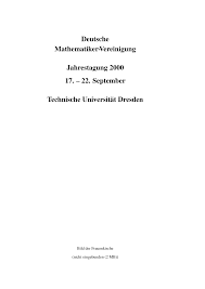 Https Tu Dresden De Mn Math Ressourcen Dateien Veranstaltungen Archiv Dmv2000 Tagungsband Pdf