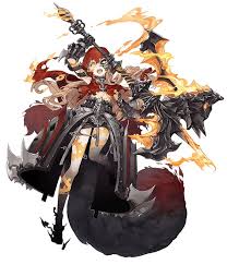 Red Riding Hood Half Nightmare Job Art From Sinoalice Art Artwork Gaming Videogames Ga Anime Character Design Illustration Character Design Character Art