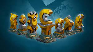 Head to the north side of this archway, and you'll see shark paintings nearby. Treasure Vault Keys The Sea Of Thieves Wiki