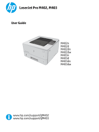 This installer is optimized for windows 8 and newer operating systems. Laserjet Pro M402 M403 User Guide M402n M402d Manualzz