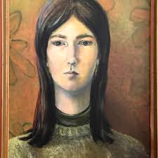 Joan Dodge Sewall Signed Portrait Painting