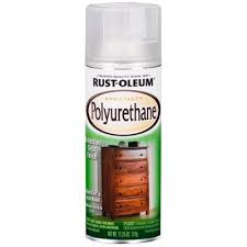 Rust Oleum Specialty 11 25 Oz Satin Clear Polyurethane Spray 6 Pack 7872830 The Home Depot Rustoleum Spray Paint Wood Polyurethane