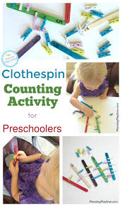 See more ideas about activities, preschool activities, learning letters. Clothespin Counting Activity For Preschoolers Planning Playtime