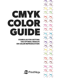 optimal cmyk suggested color ink values guide cmyk color