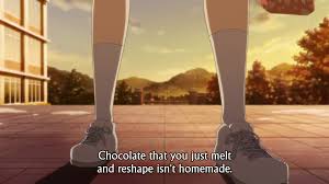 .don't make me do this. ― whitty, overhead. How To Make Valentine S Day Chocolate Like An Anime Girl Frog Kun S Blog