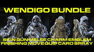 Brand New Showcase Wendigo Bundle C A L L O F D U T Y M O D E Wendigo Modern Warfare Infinity Ward