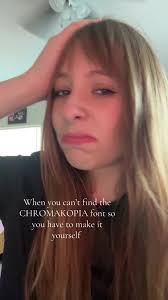 Chromakopia Font Nicole