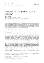 We did not find results for: What Can Schools Do About Cases Of Bullying