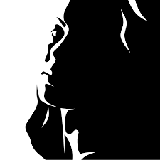 Artwork Black And White Face Drawing Vector For Free Use Pretty Woman Face Silhouette Face Black And White Art Drawing Silhouette Art