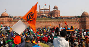 Farmers protest is ongoing protest in india from 9 august 2020. Indian Farmers Protest Turns Violent Historic Fort Stormed Arab News