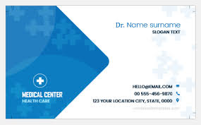 You can keep the shades of the template same or fiddle with them as per. 5 Business Cards For Doctors In Ms Word Printable Format Word Excel Templates