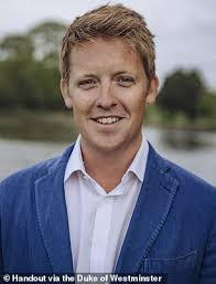 Earl of Mornington is seen holidaying in Ibiza with an employee at his  £2.5billion investment firm