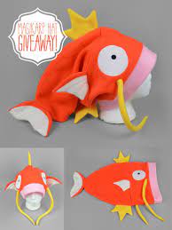 Magikarp Hat Giveaway Winner Magikarp Hat Sewing Stuffed Animals Sewing Projects