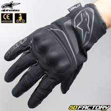 Alpinestars Syncro Dryst street glovesar black CE approved - Pilot