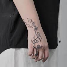 The honeysuckle meant eternal love, its aroma provoked dreams about the subject of passion. Black Simple Honeysuckle Flower Tattoos Design Ideas Flower Tattoo Designs Honeysuckle Tattoo Tattoos