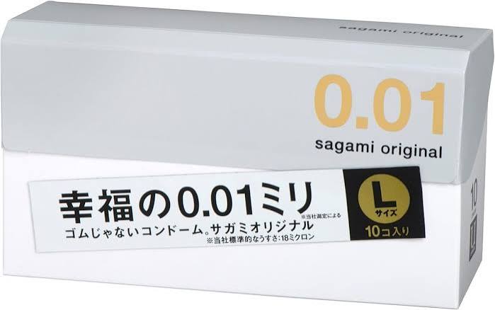 Sagami Original 001 Size L Ultra Thin 0.01 Non-Latex Condoms 10 pc - from CA | eBay