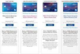 Maybe you would like to learn more about one of these? Amex Hilton Cards Have Big Offers With Up To 150k Points And 150 Statement Credit Danny The Deal Guru