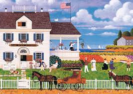 Schmid new & factory sealed! Contemporary Puzzles Charles Wysocki 1000 Piece Jigsaw Puzzle New Buffalo Games Virginia S Nest Labaguettepattaya Com