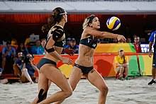 Frauen würden beim schwimmen, volleyball und beachvolleyball in einer kleidung antreten, die die grenze des guten geschmacks weit überträten. Volleyball Bei Den Olympischen Spielen Wikipedia