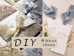 A straightforward invitation doesn't mean a boring design. Diy Wedding Invitation Ideas Let Ribbons Transform Your Cards Elegantweddinginvites Com Blog