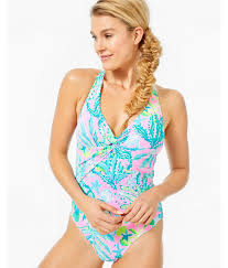 Lilly Pulitzer Malvie One Piece Swimsuit In Mandevilla Baby Hip Nautic Modesens