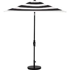 Black And White Outdoor Umbrella With Lights Shadow Black And White Stripe Umbrella Shade Cb2 Outdoor Umbrella Umbrella Black And White