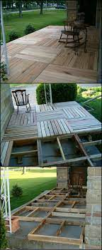 How To Build A Porch From Reclaimed Pallets Http Theownerbuildernetwork Co 9548 Recycled Pallets Are A Cheap And Effec Pallet Porch Pallet Diy Wood Pallets