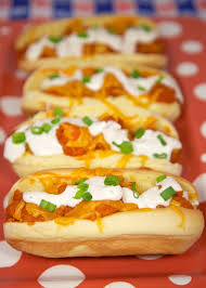 Buffalo Chicken Bird Dogs Football Friday Dog Recipes Hot Dog Recipes Recipes