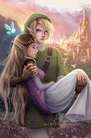 Legend of Zelda inspired Twilight Princess art > Link & Princess Zelda |  shyfoxx.art | Legend of zelda, Twilight princess, Zelda twilight princess