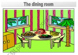 A dining room table is more than a place to eat, it's a place where friends and family gather. Rooms In The House Flashcards The Dining Room Esl Worksheet By Pastanaga