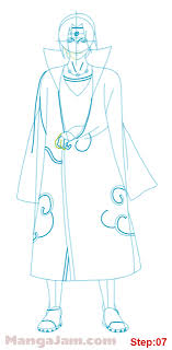 Itachi drawing step by step. How To Draw Itachi Uchiha From Naruto Mangajam Com