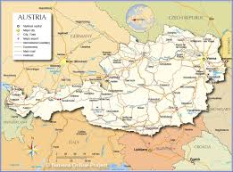Aus performance gründen werden eventuell nicht alle pois auf der karte angezeigt. Osterreich Map Stadte Karte Von Osterreich Mit Den Stadten Und Gemeinden Western Europe Europe