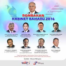 Senarai Menteri Kabinet Malaysia Terkini 2016 As