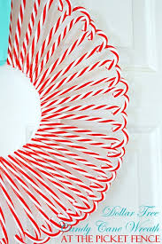 This cute holiday decor is perfect for christmas, valentine's simple and inexpensive to make, this easy candy cane wreath diy tutorial will show you how to add a marvelous touch of whimsy to your holiday decor. Three Dollar Tree Wreaths