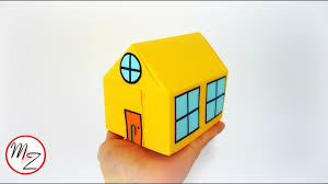 Easy Paper Craft How To Make A Paper House Very Easy Origami House Easy Paper Crafts Paper Crafts Origami Easy