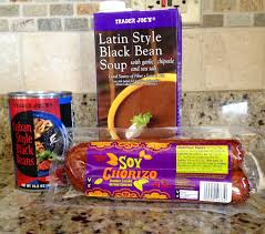 Easy Black Bean Soup One Carton Of Trader Joe S Latin Style Black Bean Soup One Can Of Tj Cuban Black Bean Soup Recipe Trader Joes Recipes Trader Joes Dinner
