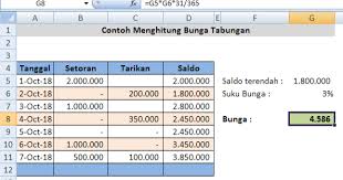Ingin tahu perbedaan tabungan konvesional dan tabungan syariah? Menghitung Bunga Tabungan Bank Dengan Rumus Dalam Microsoft Excel Adhe Pradiptha