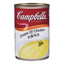 1 (10.75 ounce) can campbell's® condensed cream of chicken soup (regular or 98% fat free) 1 ⅓ cups water ; Campbell S Condensed Soup Cream Of Chicken Ntuc Fairprice